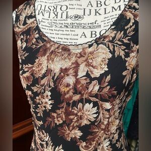 Newport News Beaded Ruffled Dress